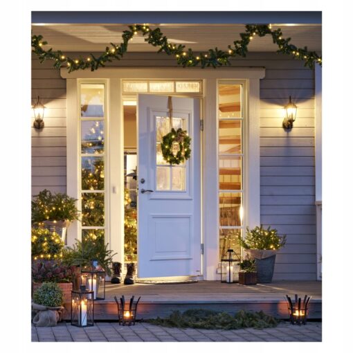 WIANEK BOŻONARODZENIOWY Z OŚWIETLENIEM LED - IP44 - 50 CM - obrazek 6