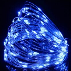 Lampki LED na baterie 20szt. niebieskie ozdobne