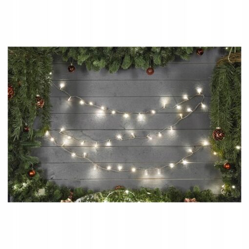 ŁAŃCUCH ŚWIETLNY LED NA BATERIE - 50 DIOD - IP20 - 375 CM
