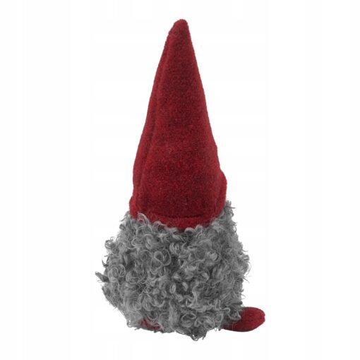 ŚWIĘTY MIKOŁAJ - FIGURKA BOŻONARODZENIOWA - IMITACJA OWCZEJ WEŁNY - 20 CM - obrazek 2