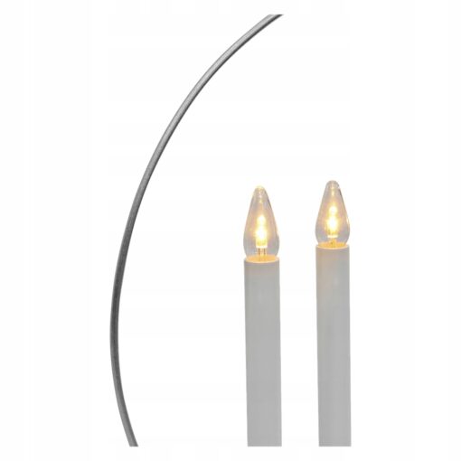 ŚWIECZNIK ADWENTOWY GLORIA CZTERORAMIENNY Z DREWNA I METALU - 35 CM - obrazek 2