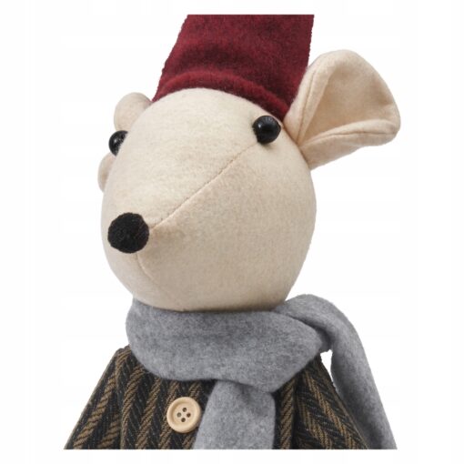 MYSZ ŚWIĄTECZNA - FIGURKA BOŻONARODZENIOWA Z FILCU - 60 CM - obrazek 3