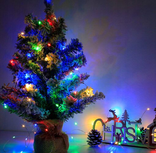 Lampki LED na baterie 20szt. niebieskie ozdobne - obrazek 5