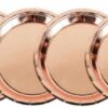 TALERZYK ROSE GOLD RÓŻOWE ZŁOTO 18 CM 6 SZT