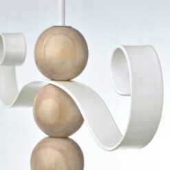 IKEA VINTERFINT OZDOBA W KSZTAŁCIE CHOINKI - SOSNA / BIAŁA - 57 CM - obrazek 2