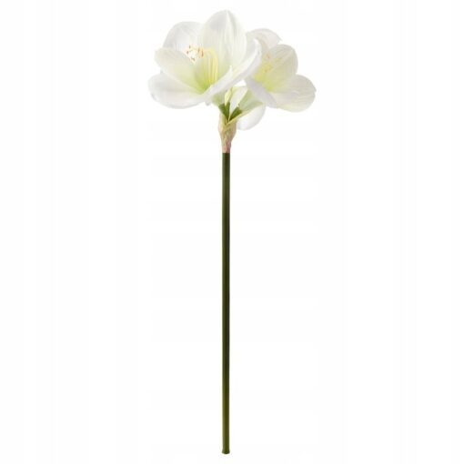 IKEA VINTERFINT SZTUCZNY KWIAT - AMARYLIS BIAŁY - 60 CM