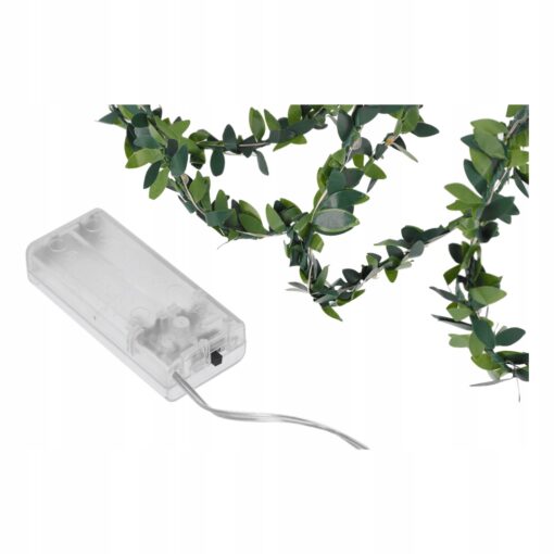 ŁAŃCUCH ŚWIETLNY LED NA BATERIE - OZDOBNE LIŚCIE - IP20 - 200 CM - obrazek 4