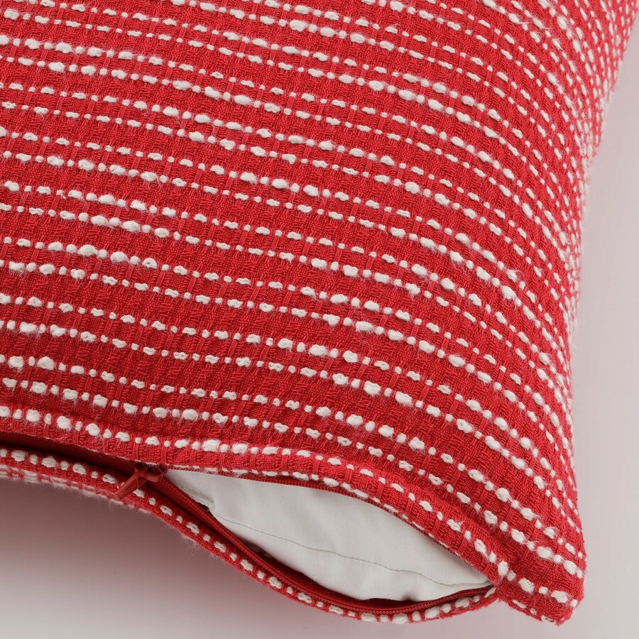 IKEA VINTERFINT POSZEWKA PODUSZKI CZERWONA 50x50cm - obrazek 4