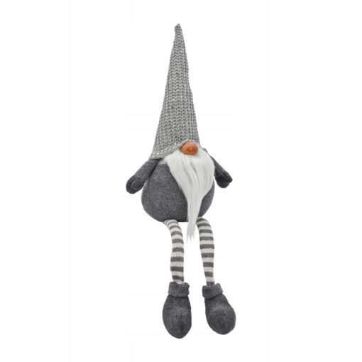 ŚWIĘTY MIKOŁAJ ZE ZWISAJĄCYMI NOGAMI - FIGURKA BOŻONARODZENIOWA - 60 CM