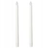 IKEA ADELLOVSKOG ŚWIECA LED BIAŁA - DO WEWNĄTRZ - 28 CM - 2 SZT.
