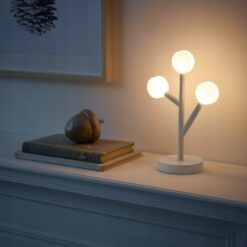 IKEA STRALA LAMPA STOŁOWA DEKORACYJNA LED - BIAŁA NA BATERIE - obrazek 4