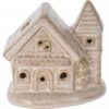 DEKORACJA BOŻONARODZENIOWA - GWIAZDA RÓŻOWA CERAMICZNA