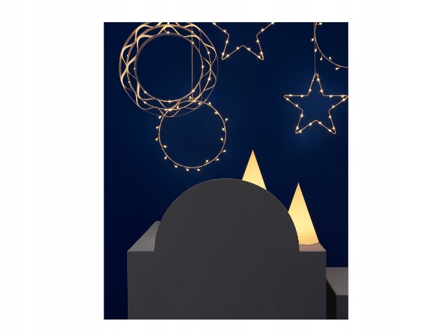 IKEA STRALA LAMPA WISZĄCA LED NA BATERIE - W KSZTAŁCIE PIERŚCIENIA - BIAŁA - obrazek 3