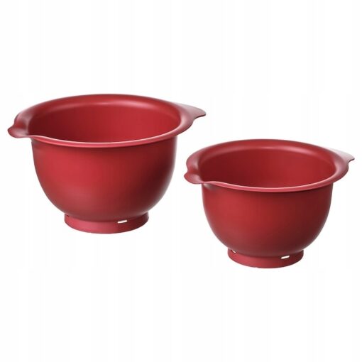 IKEA VISPAD MISKA CZERWONA - 2 SZT.