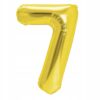 BALON FOLIOWY ZŁOTY 6 SZEŚĆ 70 CM