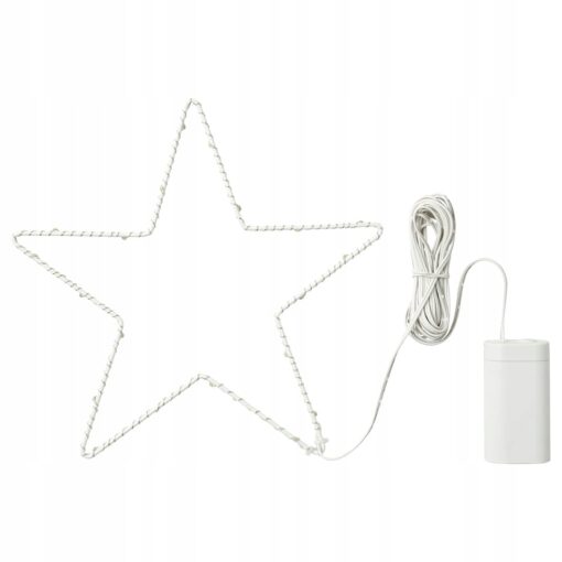 IKEA STRALA LAMPA WISZĄCA LED - GWIAZDA NA BATERIE - 27 CM