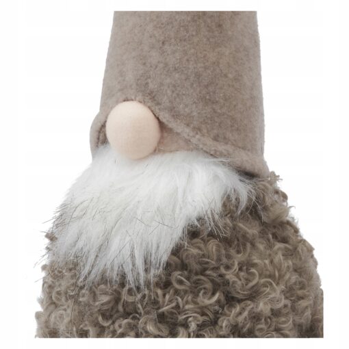 ŚWIĘTY MIKOŁAJ - FIGURKA BOŻONARODZENIOWA - Z IMITACJĄ OWCZEJ WEŁNY - 40 CM - obrazek 3