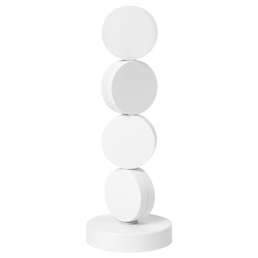 IKEA STRALA LAMPA STOŁOWA DEKORACYJNA LED NA BATERIE - BIAŁA - 22 CM