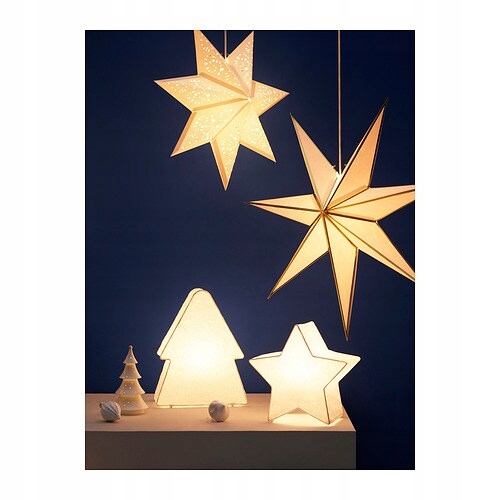 IKEA STRALA LAMPA STOŁOWA W KSZTAŁCIE DRZEWKA - BIAŁA 32 CM - obrazek 4