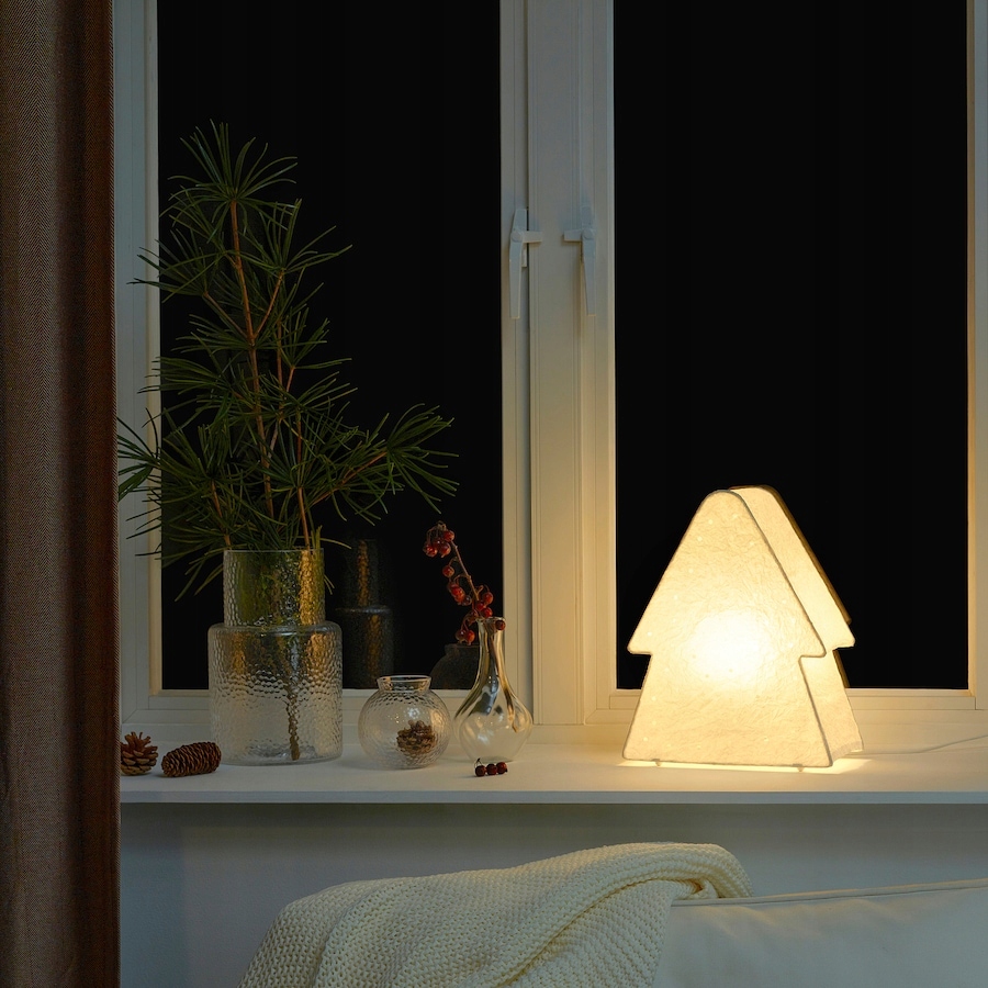 IKEA STRALA LAMPA STOŁOWA W KSZTAŁCIE DRZEWKA - BIAŁA 32 CM - obrazek 3