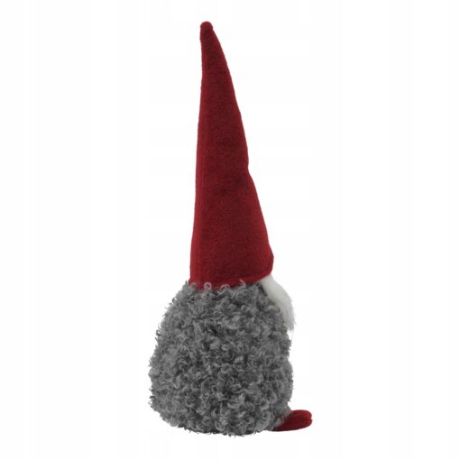 ŚWIĘTY MIKOŁAJ - FIGURKA BOŻONARODZENIOWA - Z IMITACJĄ OWCZEJ WEŁNY - 40 CM - obrazek 2