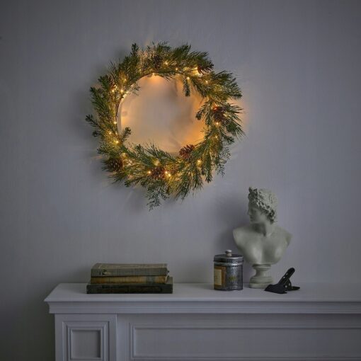 IKEA STRALA WIANEK SZTUCZNY LED - NA BATERIE - ZIELONY - 54 CM - obrazek 3