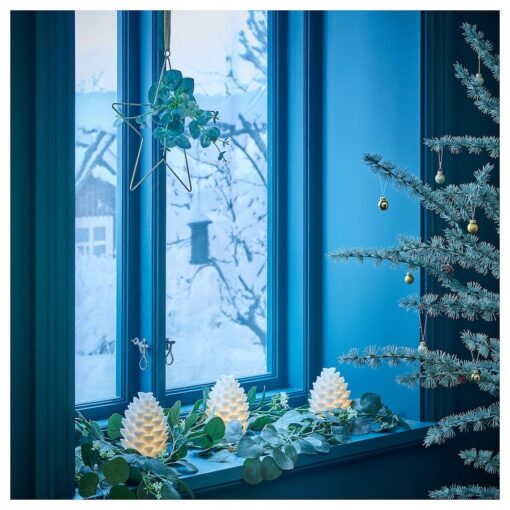 IKEA SMYCKA GIRLANDA / ŁAŃCUCH ZIELONY - EUKALIPTUS - 3 M - obrazek 3