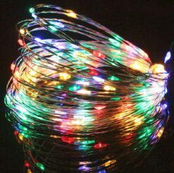 Lampki LED na baterie 100szt. klorowe ozdobne