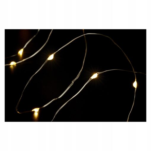 ŁAŃCUCH ŚWIETLNY LED NA BATERIE - IP20 - 190 CM - obrazek 3