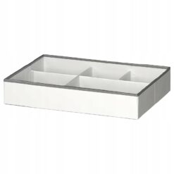 IKEA JATTEBJORN Organizer, biały/szary, 50x35x9 cm