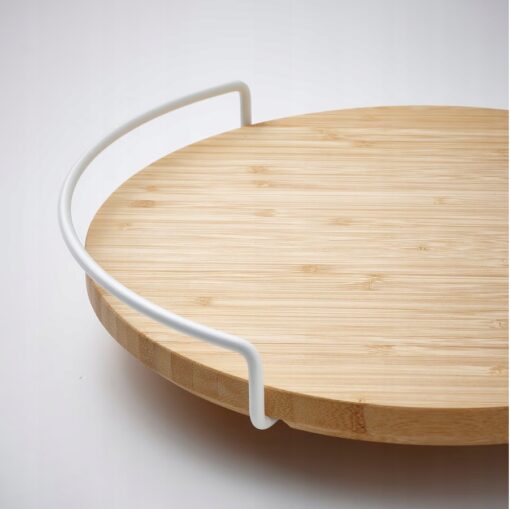 IKEA APTITLIG Taca obrotowa, organizer bambus, 28 cm - obrazek 3