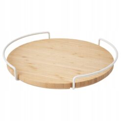 IKEA APTITLIG Taca obrotowa, organizer bambus, 28 cm