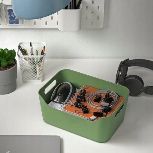 IKEA UPPDATERA Pojemnik, zielony, 24x17 cm - obrazek 4
