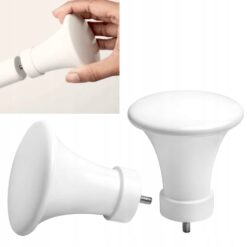 IKEA PADDFOT Końcówki, 1 para, metal/biały