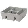IKEA TJALLA Zegar ścienny, srebrny, 28 cm