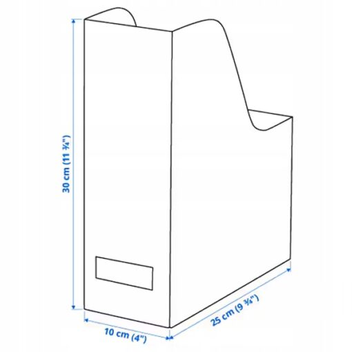 IKEA TJENA Segregator, wzór/liliowy biały - obrazek 5