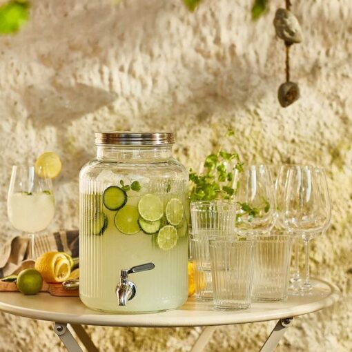 IKEA VARDAGEN SŁOIK Z KRANIKIEM NA LEMONIADĘ 5 L - obrazek 2