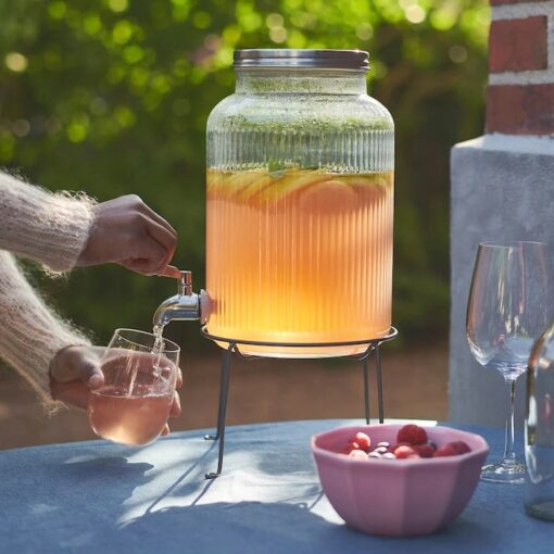 IKEA VARDAGEN SŁOIK Z KRANIKIEM NA LEMONIADĘ 5 L - obrazek 3