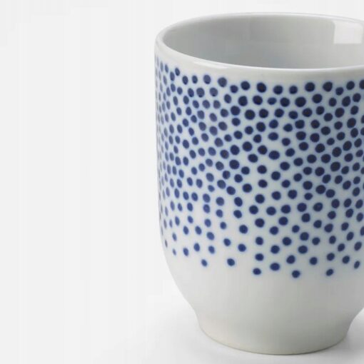 IKEA ENTUSIASM KUBEK BIAŁY PORCELANA 220 ML 4 SZT - obrazek 3