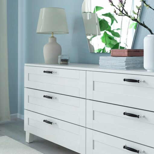 IKEA KLINGSTORP Uchwyt, czarny/chrom, 141 mm - obrazek 4