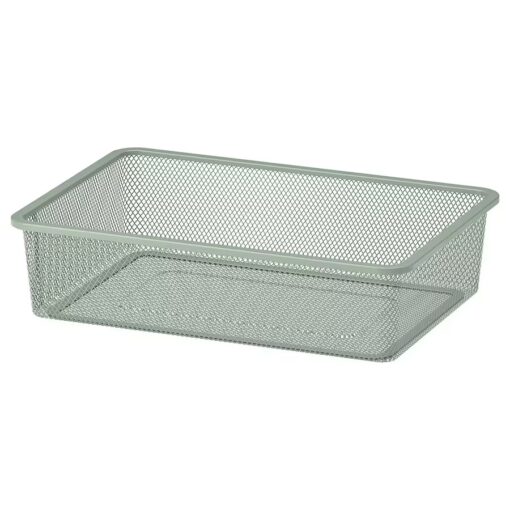 IKEA TROFAST PUDEŁKO SIATKOWE ZIELONOSZARY JASNY 42x30x10 CM