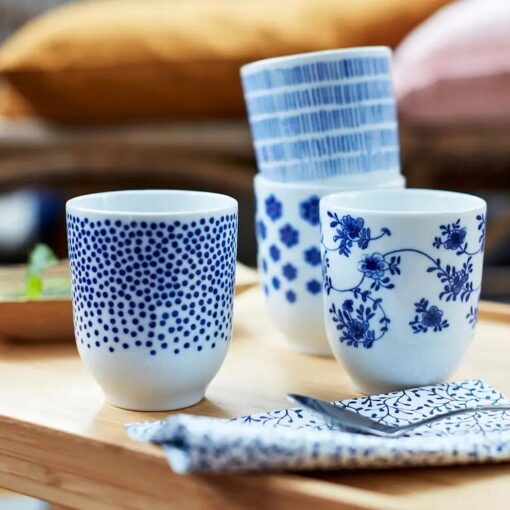 IKEA ENTUSIASM KUBEK BIAŁY PORCELANA 220 ML 4 SZT - obrazek 4
