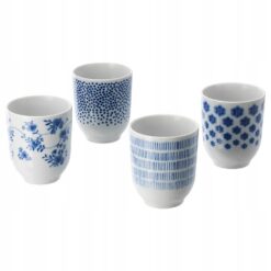 IKEA ENTUSIASM KUBEK BIAŁY PORCELANA 220 ML 4 SZT