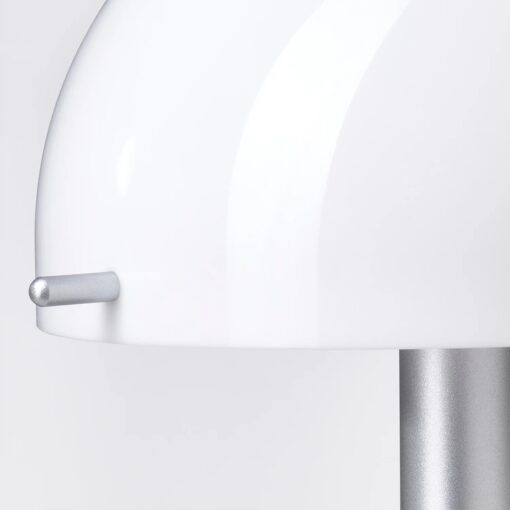 IKEA NODMAST Lampa LED na baterie, biały/czarny, 26 cm - obrazek 2