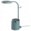 IKEA BRUNBAGE Lampa biurkowa LED z pojemnikiem można przyciemniać/turkusowy