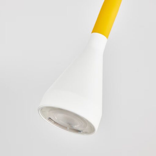 IKEA NAVLINGE Lampka na biurko LED, żółty/biały - obrazek 2