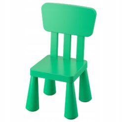 IKEA MAMMUT Krzesełko dziecięce, do wewnątrz/na zewnątrz/jaskrawozielony
