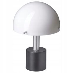 IKEA NODMAST Lampa LED na baterie, biały/czarny, 26 cm