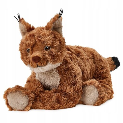 IKEA SKOGSDUVA Pluszak, ryś/pomarańczowy brązowy, 63 cm