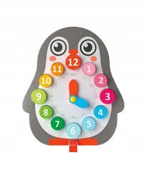 Playtive Drewniana gra edukacyjna ZEGAR SOWA